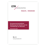 Die gesamtwirtschaftliche Bedeutung des Handels und der Verarbeitung von Mineralöl Die gesamtwirtschaftliche Bedeutung des Handels und der Verarbeitung von Mineralöl